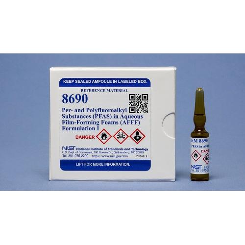 NIST, 8690, PFAS in Aqueous Film-Forming Foams (AFFF) Formulation I, 4x1.2mL