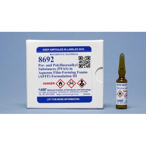 NIST, 8692, PFAS in Aqueous Film-Forming Foams (AFFF) Formulation III, 4x1.2mL