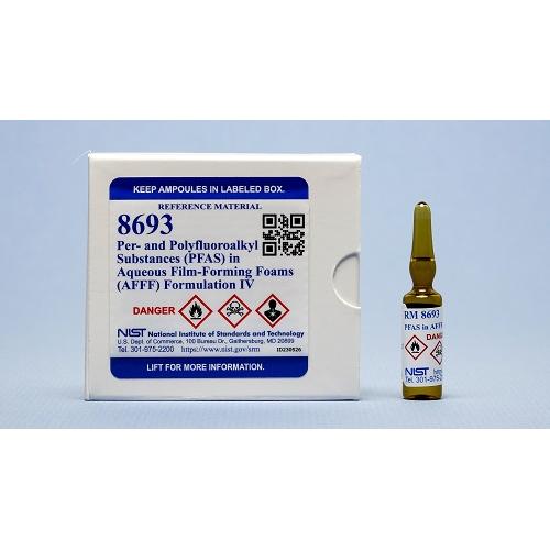 NIST, 8693, PFAS in Aqueous Film-Forming Foams (AFFF) Formulation IV, 4x1.2mL