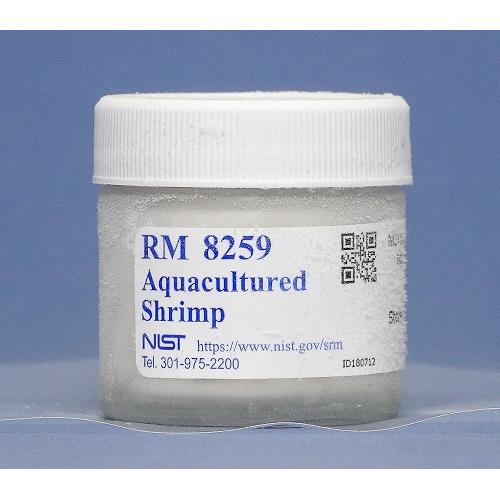 NIST, 8259, Aquacultured Shrimp 2 jars, 6g to, 8g