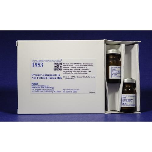 NIST, 1953, Organic Contaminants in Non-Fortified Human Milk, 5x5mL