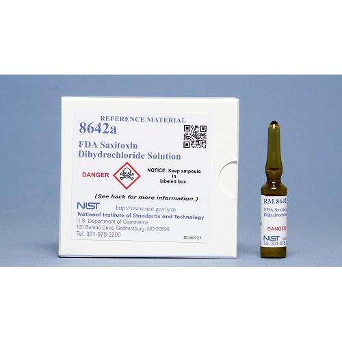 NIST, 8642a, FDA Saxitoxin Dihydrochloride Solution, 5x1.2mL
