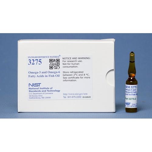 NIST, 3275, Omega-3 and Omega-6 Fatty Acids in Fish Oil 3ea, 2x1.2mL