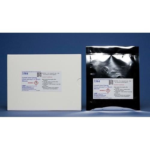 NIST, 3384, Ground Asian Ginseng (Panax ginseng C.A. Meyer) Rhizome, 5x3g