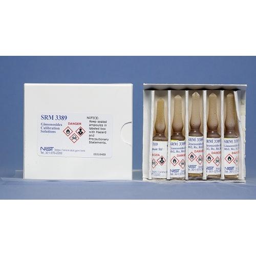 NIST, 3389, Ginsenosides Calibration Solutions, 5x1mL