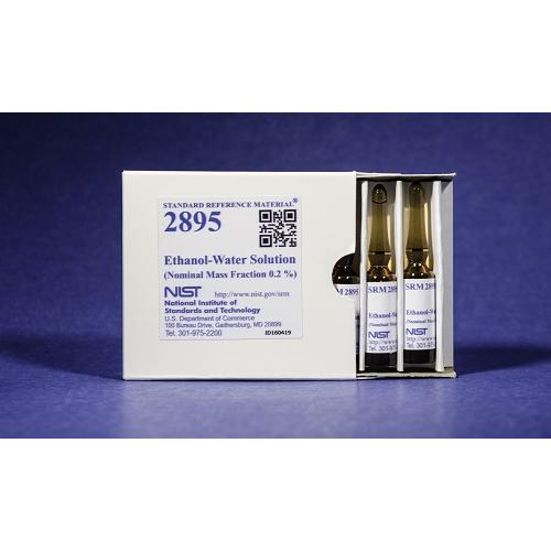 NIST, 2895, Ethanol-Water Solution (Nominal Mass Fraction 0.2 %), 5x1.2mL