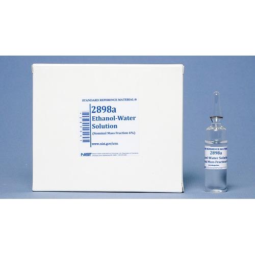 NIST, 2898a, Ethanol Water Solution (Nominal Mass Fraction 6 %), 5x10mL