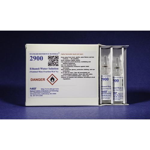 NIST, 2900, Ethanol-Water Solution (Nominal Mass Fraction 95.6 %), 5x1mL