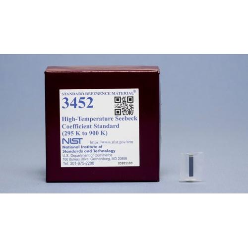 NIST, 3452, High-Temperature Seebeck Coefficient Standard (295 K to 900 K), bar