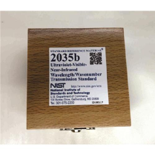 NIST, 2035b, Ultraviolet-Visible-Near-Infrared Wavelength/Wavenumber Transmission Standard, each
