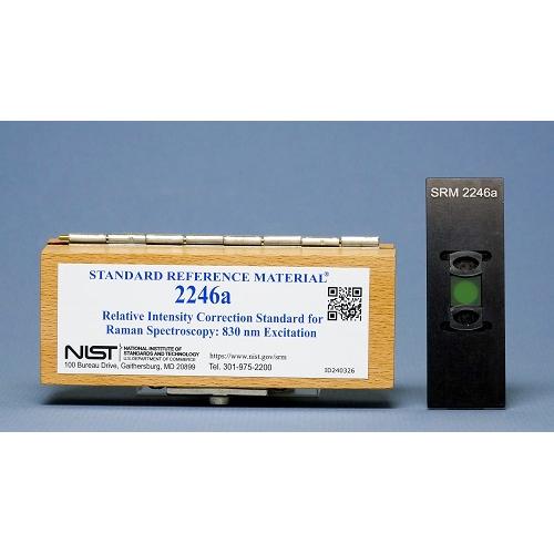 NIST, 2246a, Relative Intensity Correction Standard for Raman Spectroscopy: 830 nm Excitation, each