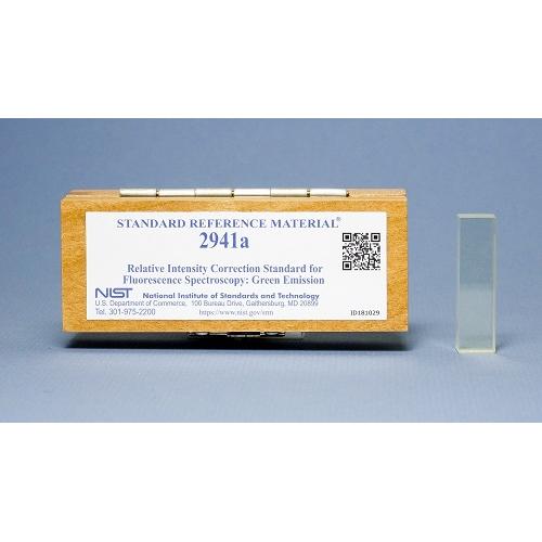 NIST, 2941a, Relative Intensity Correction Standard for Fluorescence Spectroscopy: Green Emission, each
