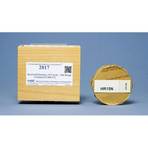 NIST, 2817, Rockwell Hardness 15N Scale - Mid Range (Nominal 83 HR15N), 1block