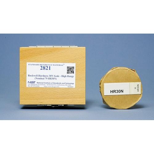 NIST, 2821, Rockwell Hardness 30N Scale - High Range (Nominal 79 HR30N), 1block