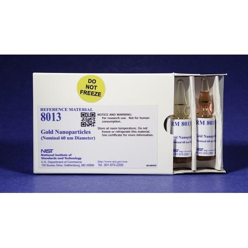 NIST, 8013, Gold Nanoparticles (Nominal 60 nm Diameter), 2x5mL