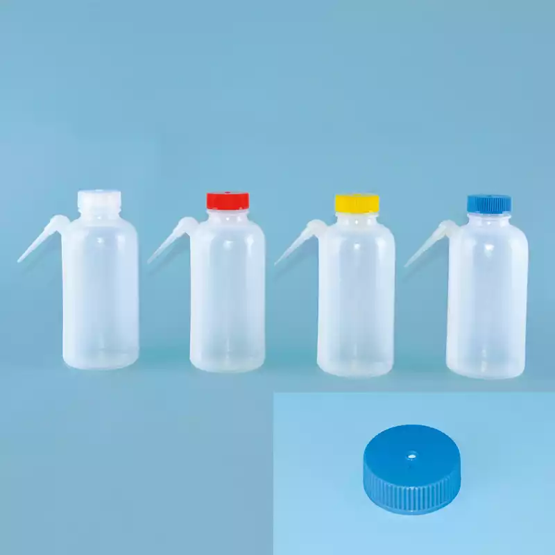 Safety Vented Wash Bottle, Side Delivery Tube / 벤트일체형안전세척병