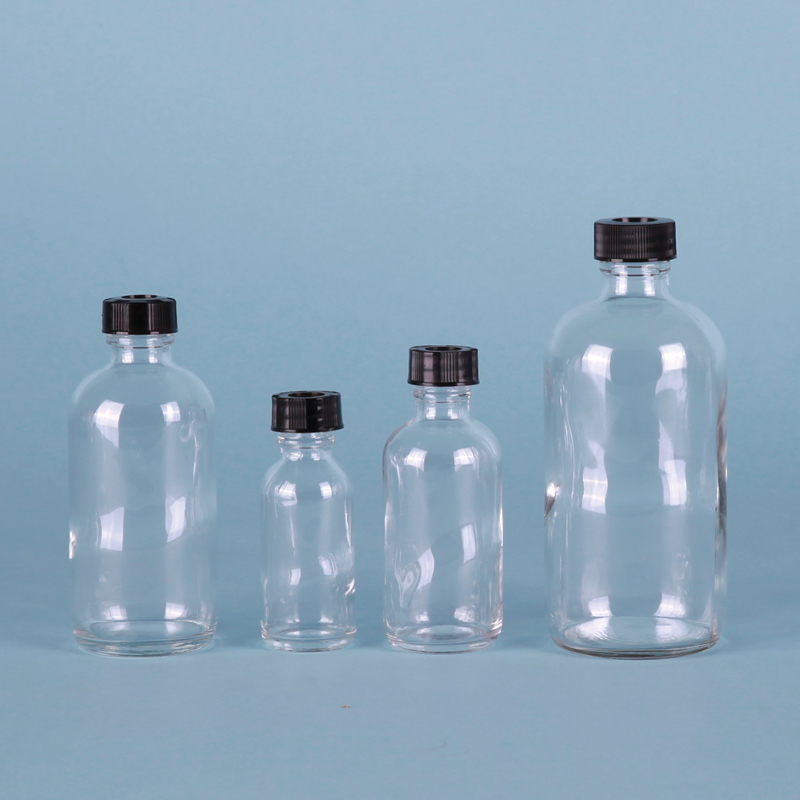 Glass Narrow Neck Bottle / 세구병, with PE Cone Lined Cap