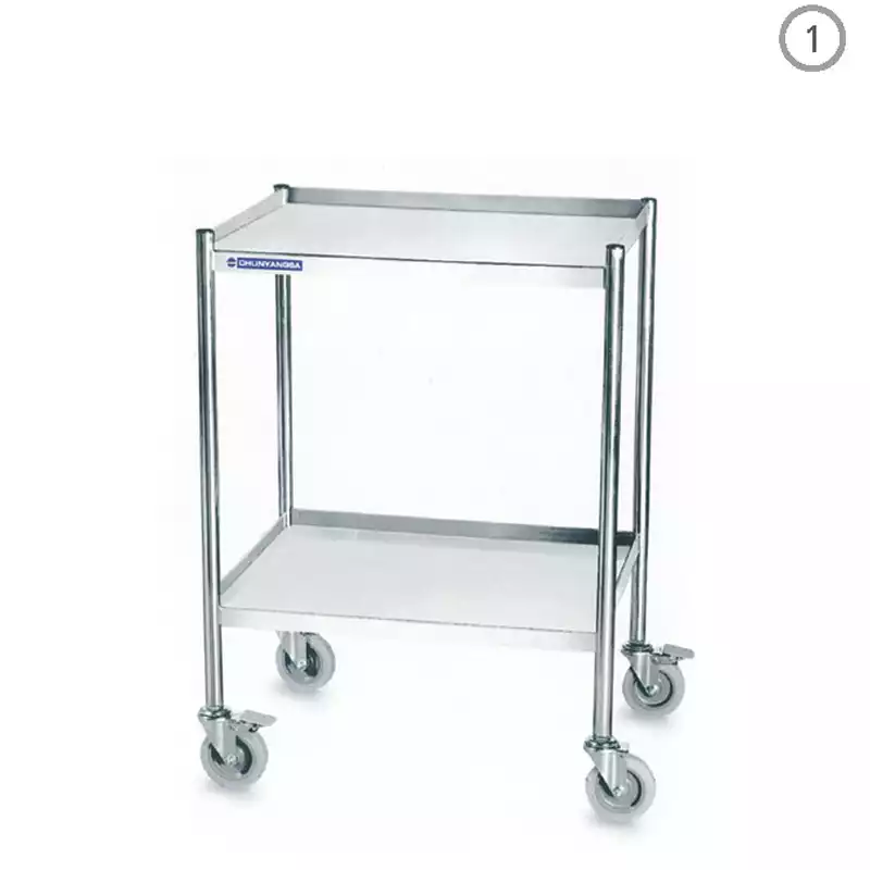 Stainless Steel Cart, Tray Shelf / 스테인레스트레이선반카트