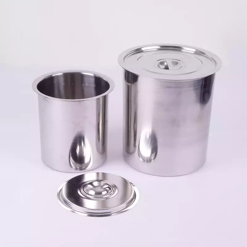 Cylindrical Stainless Steel Container / 타원형스테인레스용기