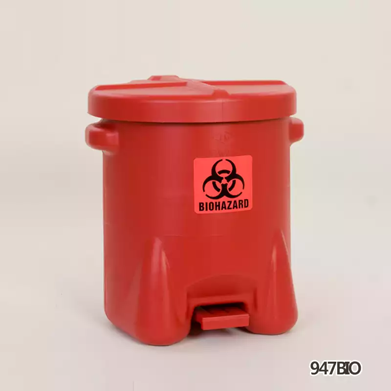 Safety Biohazardous Waste Can / 바이오하자드안전폐액통