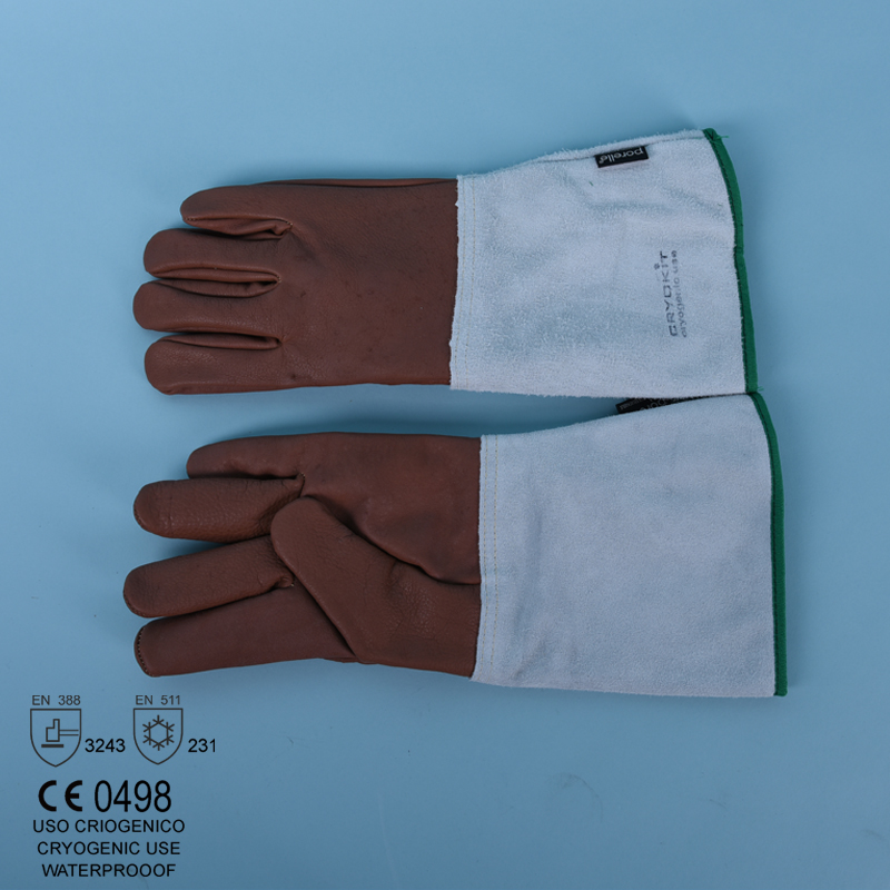 Leather Cryo Glove / 초저온용가죽장갑 / 액화질소용가죽장갑