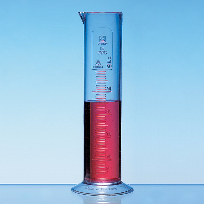 PP Low Form Measuring Cylinder / PP단형실린더, Embossed Scale