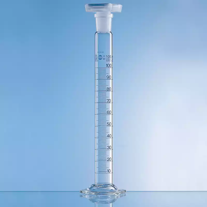 Mixing Cylinder / Measuring Cylinder w/Stopper / 공전실린더, Class A + Batch 보증서
