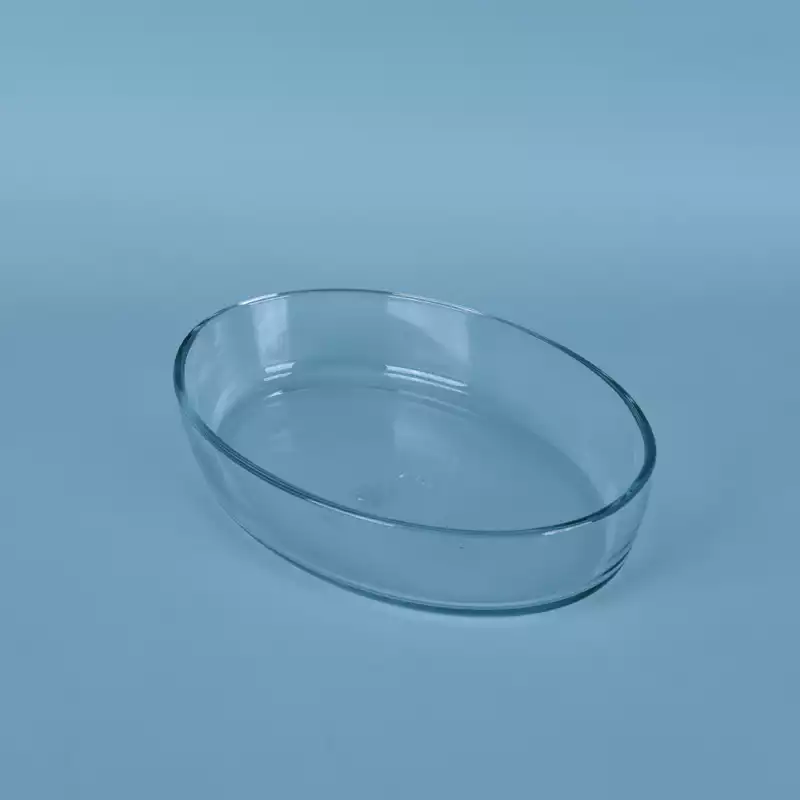Glass Oval Tray / 유리타원형트레이