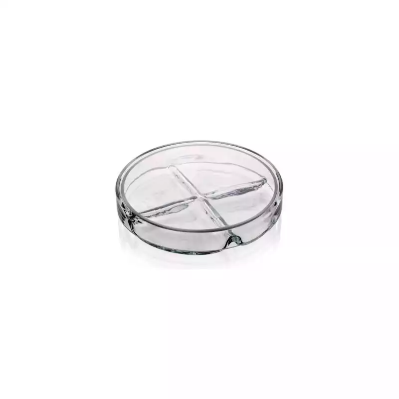 Compartment Glass Petri Dish, Simax® / 칸막이유리페트리디쉬
