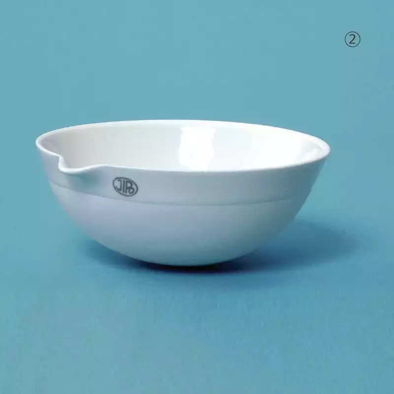 Porcelain Evaporating Dish / 환저자제증발접시, Round Bottom