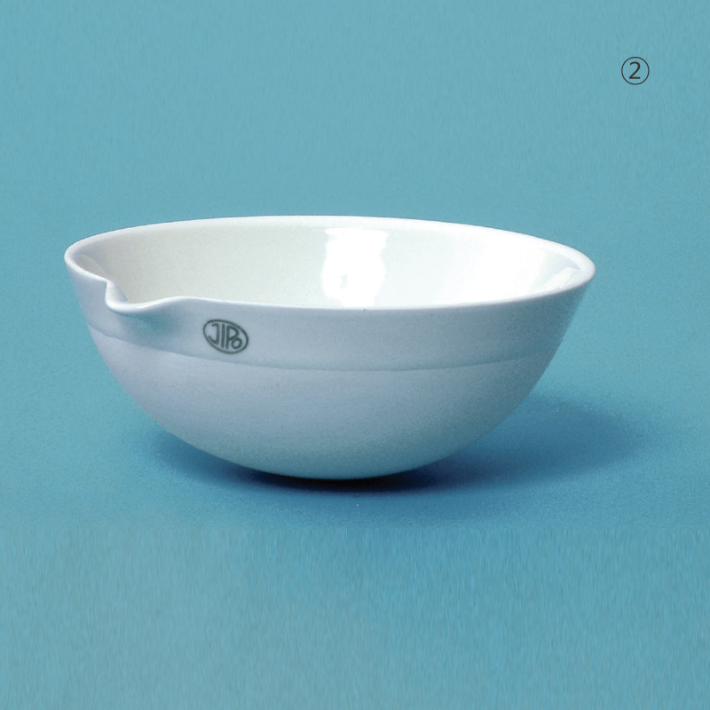 Porcelain Evaporating Dish / 환저자제증발접시, Round Bottom