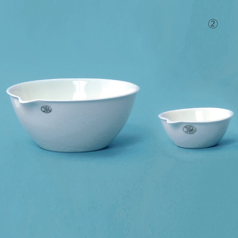 Porcelain Evaporating Dish / 평형자제증발접시, Flat Bottom