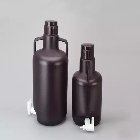 Carboy with Spigot / 원형하구병-HDPE/AMBER