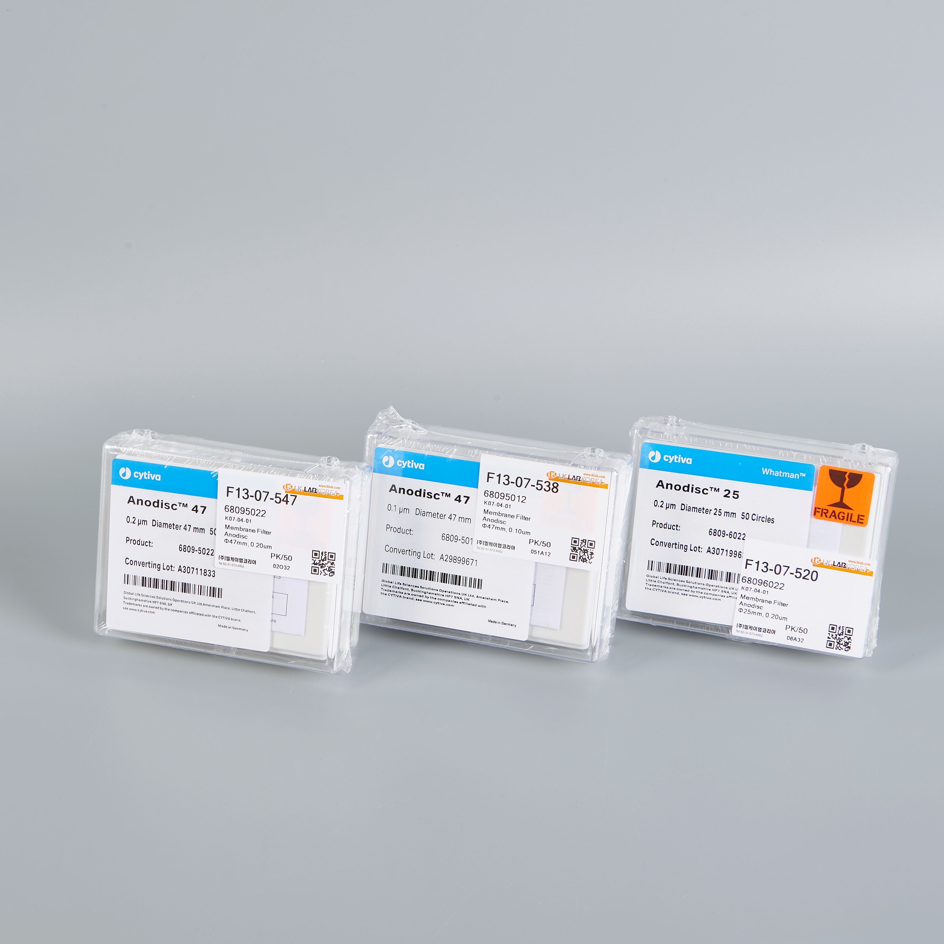 Whatman™ Anodisc Membrane Filter / 알루미늄옥사이드, 멤브레인필터, 아노디스크