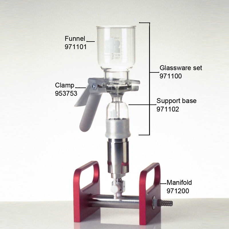 SPE Disk Glassware and Manifold / SPE유리필터홀더와 메니폴드