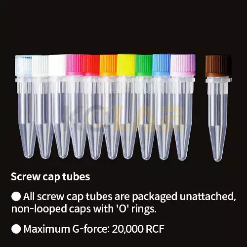 1.5ml Conical Screw Cap Tubes