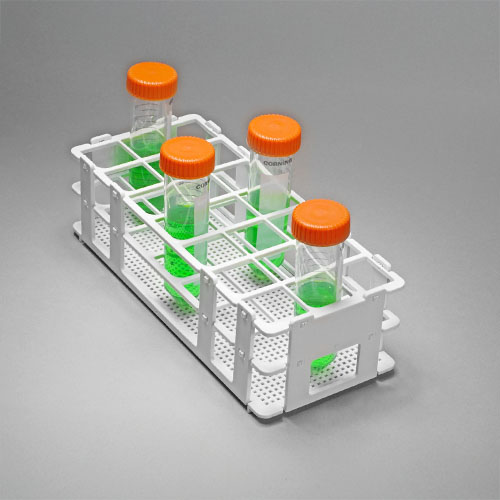 No-Wire™  PP Test Tube Racks (White) / No-Wire™PP테스트튜브랙(화이트)