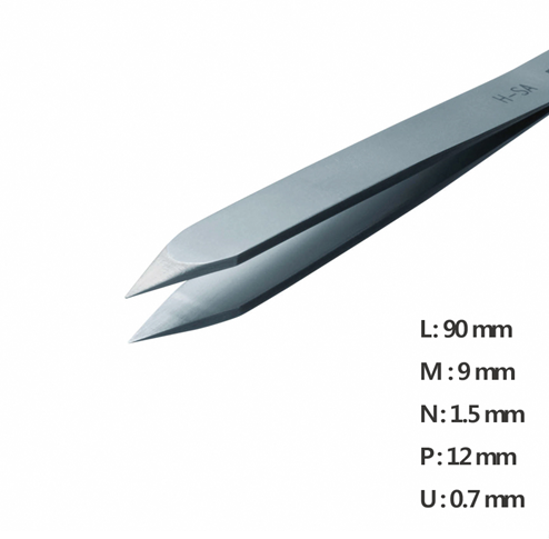 Sturdy, Strong Pointed Tweezer / 정밀트위저, Rubis®,RU-H-SA