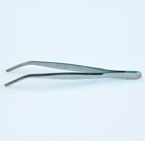 Curved Forcep, Blunt Point / 곡형뭉툭한핀셋