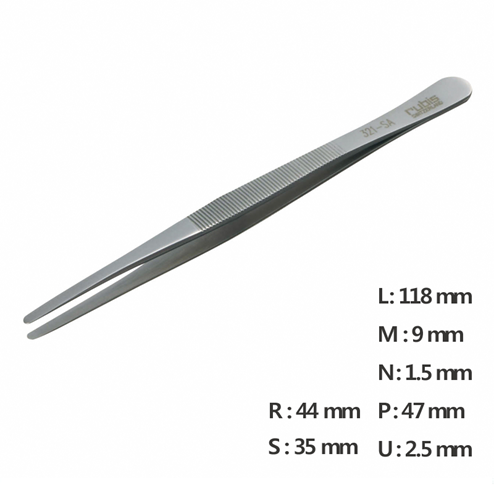 Round Tip Tweezer / 고정밀트위저, Rubis®,RU-321-SA