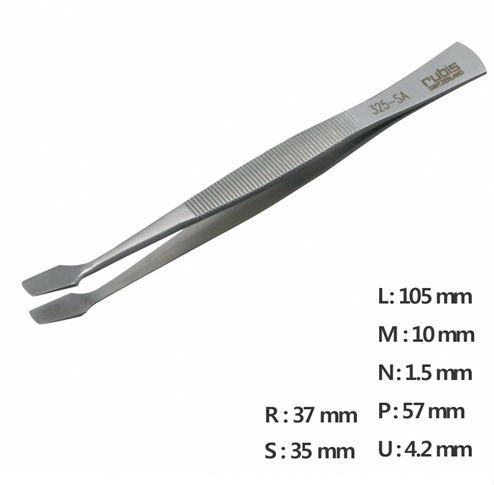 Round Tip Tweezer / 고정밀트위저, Rubis®,RU-325-SA