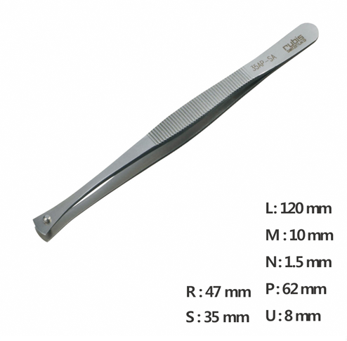 Round Tip Tweezer / 고정밀트위저, Rubis®,RU-35AP-SA