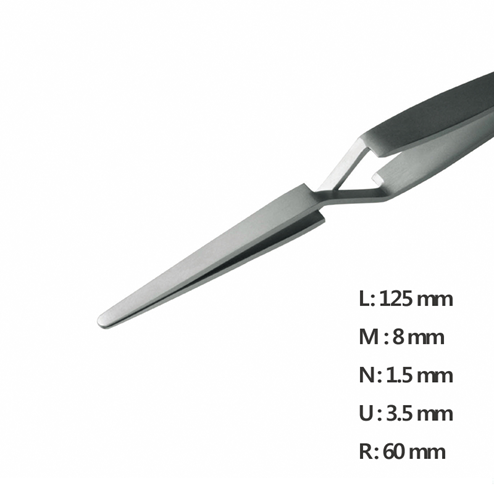 Reverse Action Tweezer / 고정밀트위저, Rubis®,RU-321R-SA