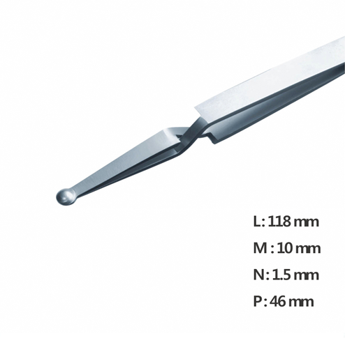 Reverse Action Tweezer / 고정밀트위저, Rubis®,RU-T-SA