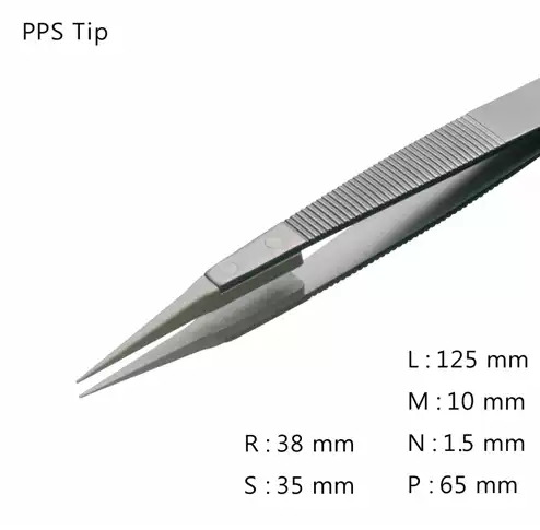 Polymer and Ceramic Tip Tweezer / 세라믹팁트위저, Rubis®,RU-258PPS-SA