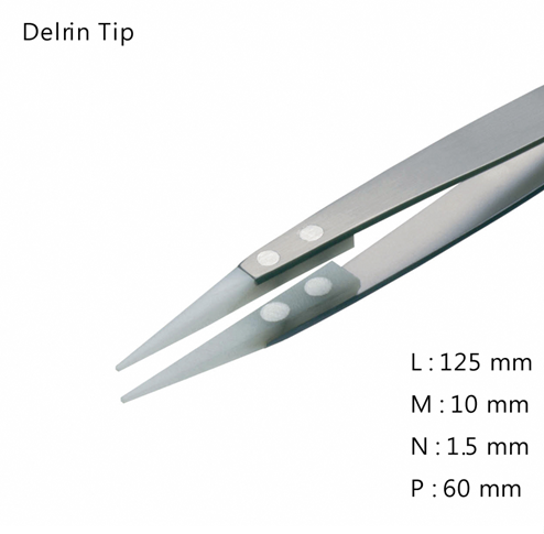 Polymer and Ceramic Tip Tweezer / 세라믹팁트위저, Rubis®,RU-49D-SA