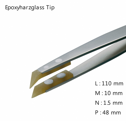 Polymer and Ceramic Tip Tweezer / 세라믹팁트위저, Rubis®,RU-49B-SA