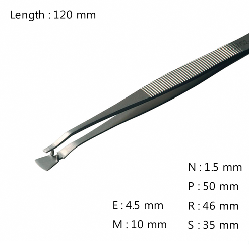 Wafer Handling Tweezer / 고정밀웨이퍼용트위저, Rubis®,RU-37S-2-SA