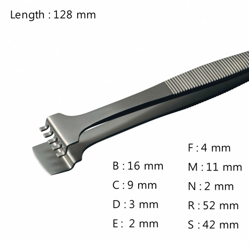 Wafer Handling Tweezer / 고정밀웨이퍼용트위저, Rubis®,RU-42LB-5-SA