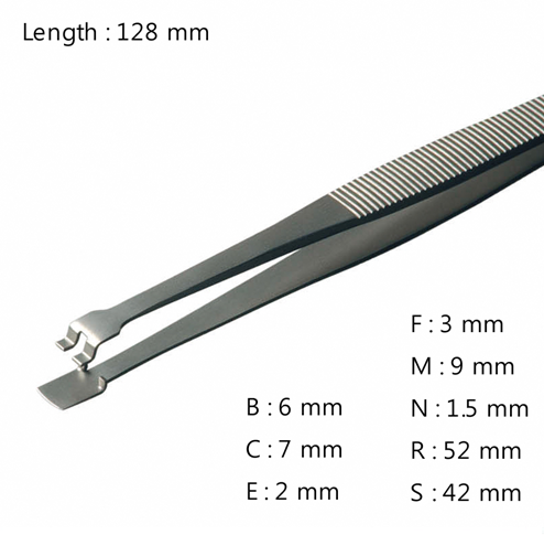 Wafer Handling Tweezer / 고정밀웨이퍼용트위저, Rubis®,RU-41LB-2-SA